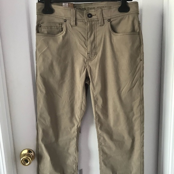 prana brion dark khaki